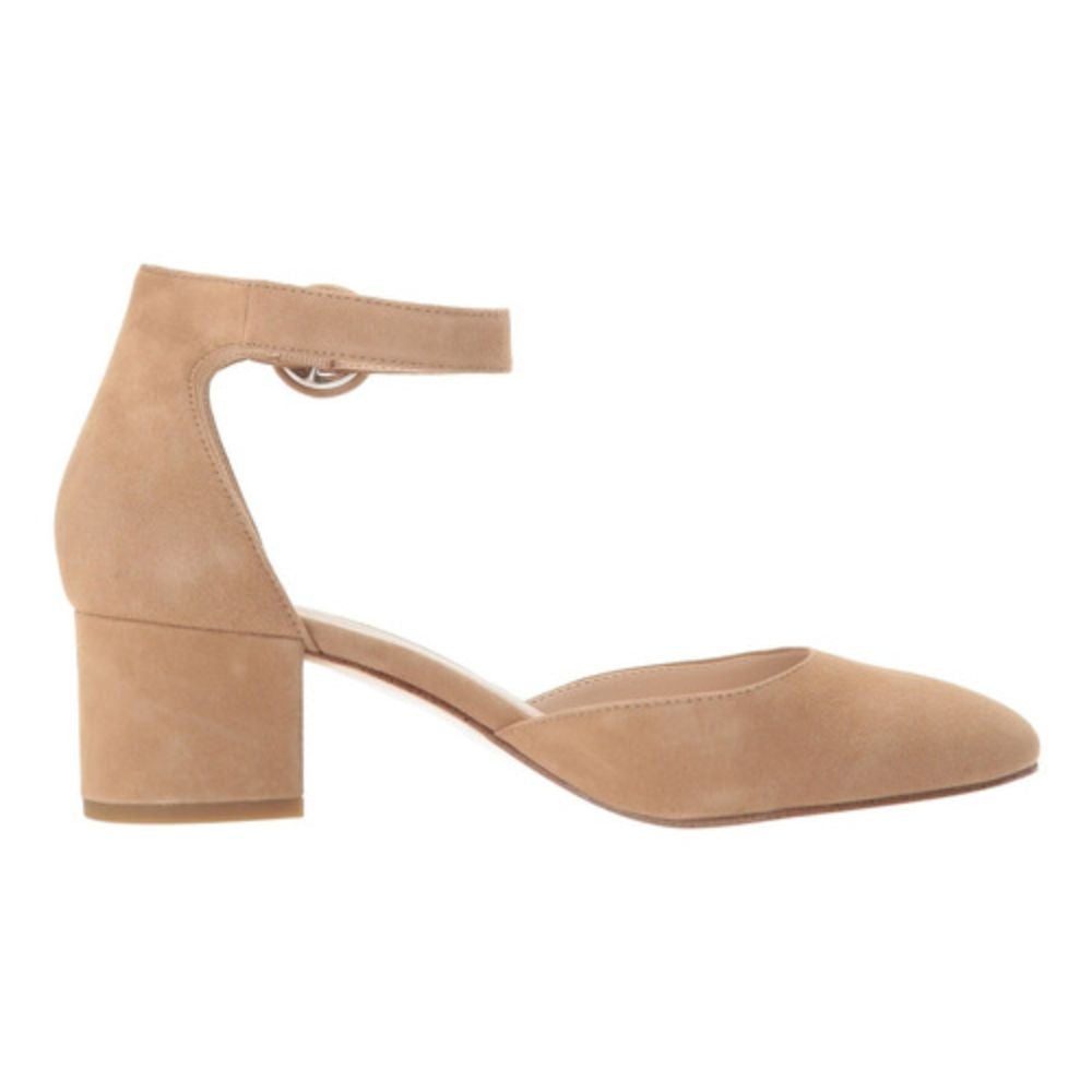 Uma Latte Beige Suede Pelle Moda Pumps