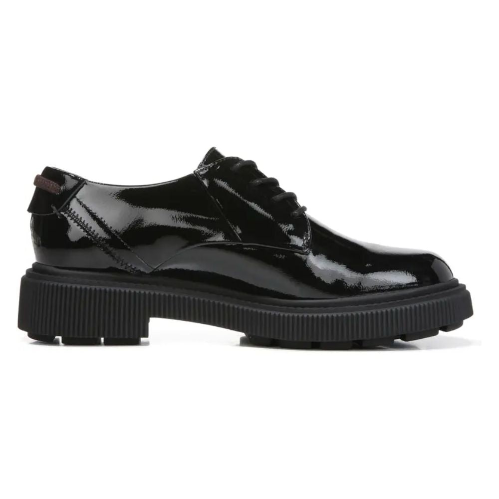 Jaci Black Patent Leather Franco Sarto Oxford Flats