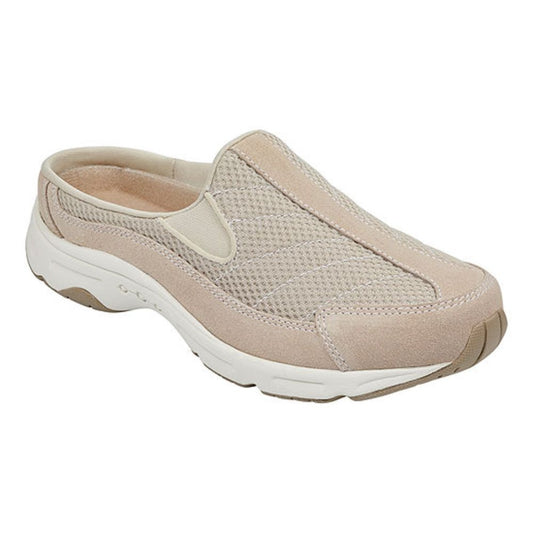 Hotrace Wood Ash Fabric Easy Spirit Clogs