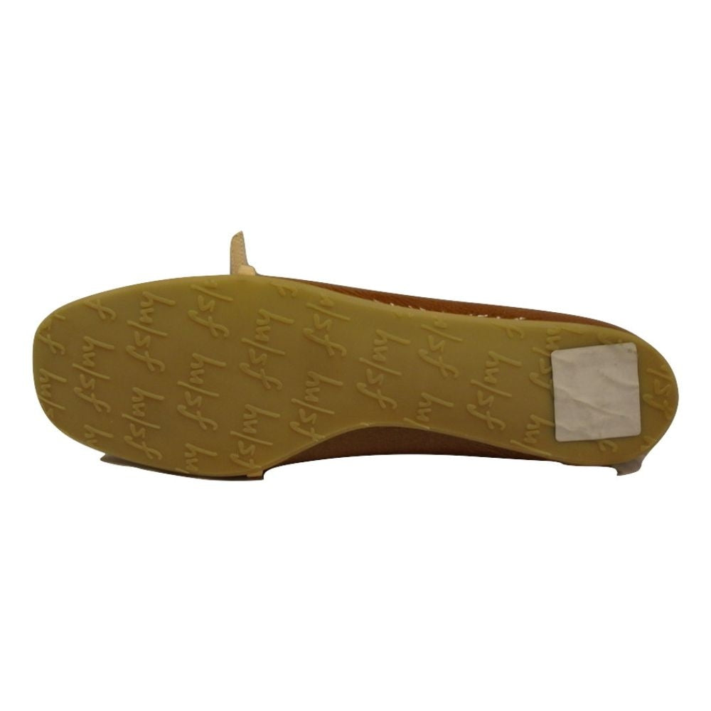 Mambo Tabac Naplak Natural Patent Leather FSNY Mary Jane Flats