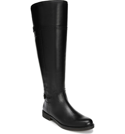 Capitol Black Leather Franco Sarto Riding Boot