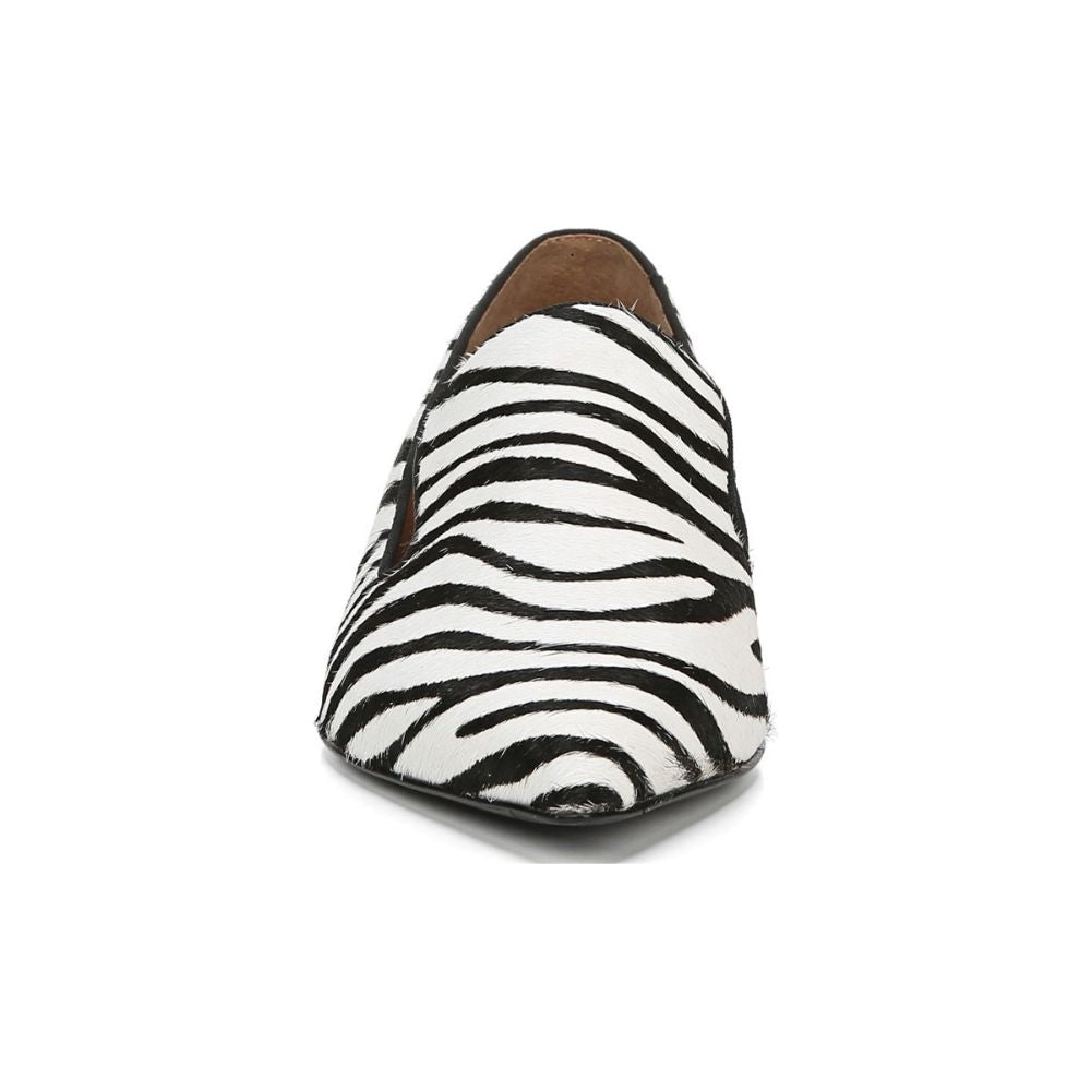 Topaz 2 Zebra Pony Calf Hair Franco Sarto Loafer Flats