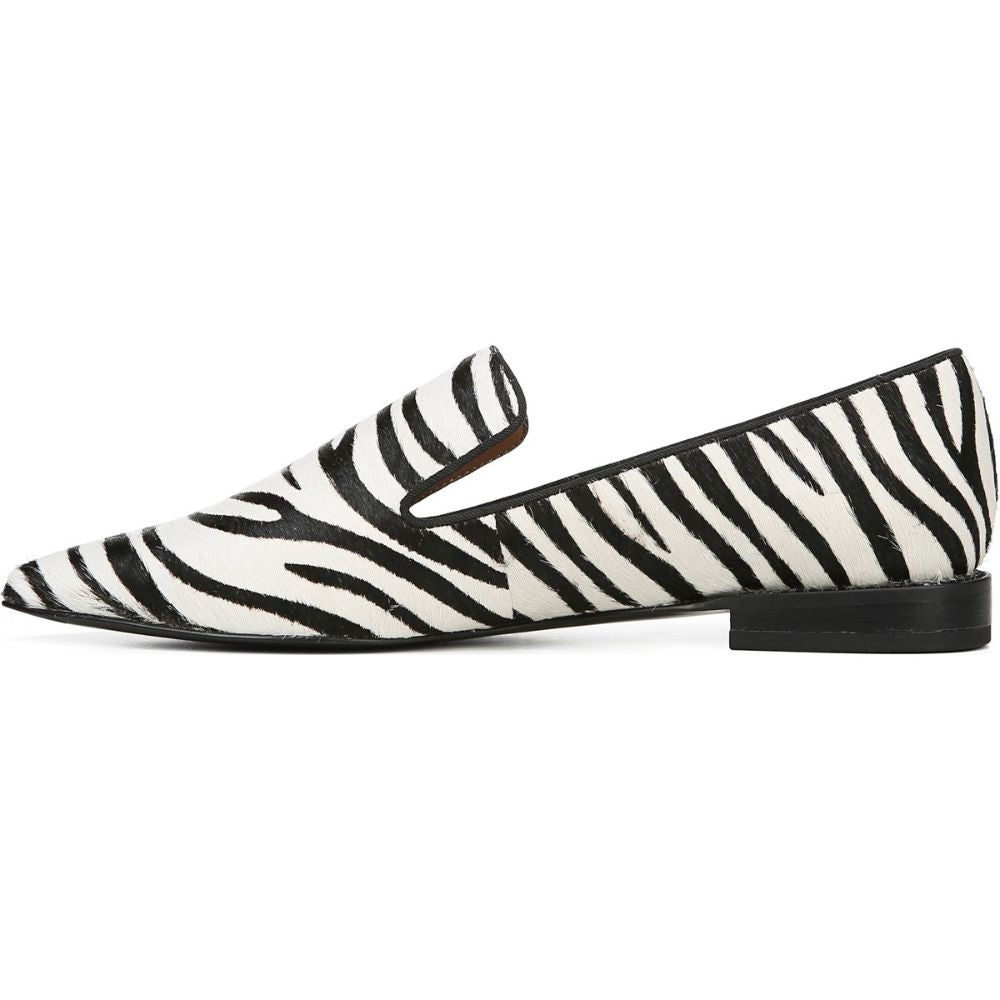 Topaz 2 Zebra Pony Calf Hair Franco Sarto Loafer Flats