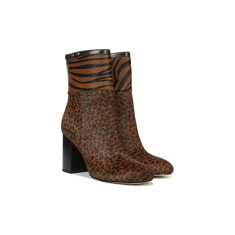 Dexter Leopard Calf Hair Franco Sarto Ankle Boot