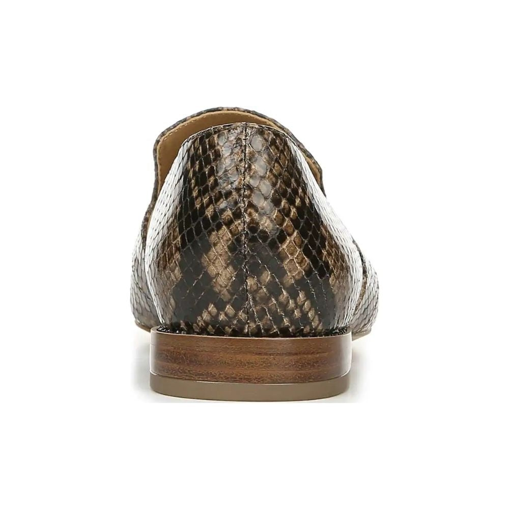 Toby Taupe Snake Leather Franco Sarto d'Orsay Flats