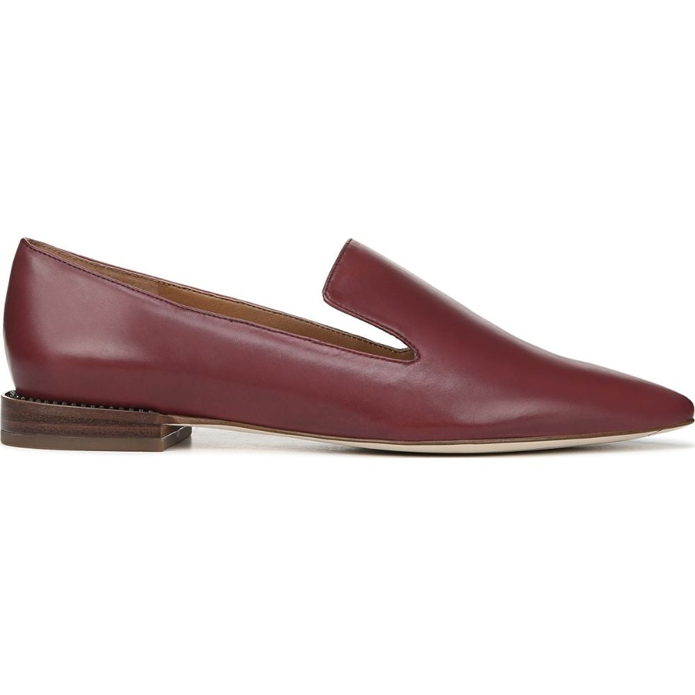 Topaz Crimson Burgundy Leather Franco Sarto Loafer Flats