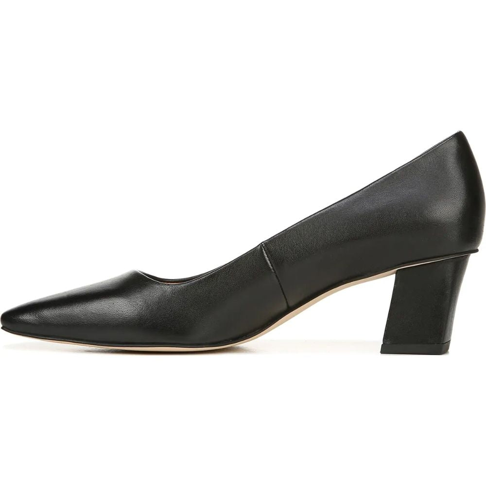 Regal Black Leather Franco Sarto Pumps