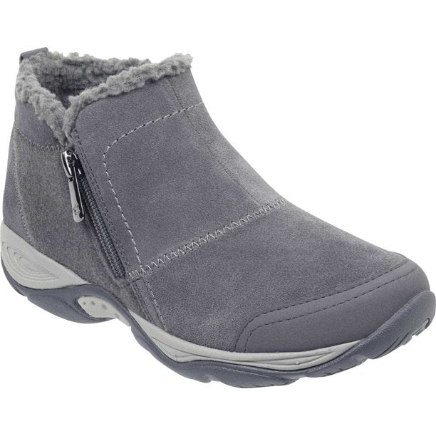 Embark Medium Gray Suede Easy Spirit Waterproof Ankle Boots