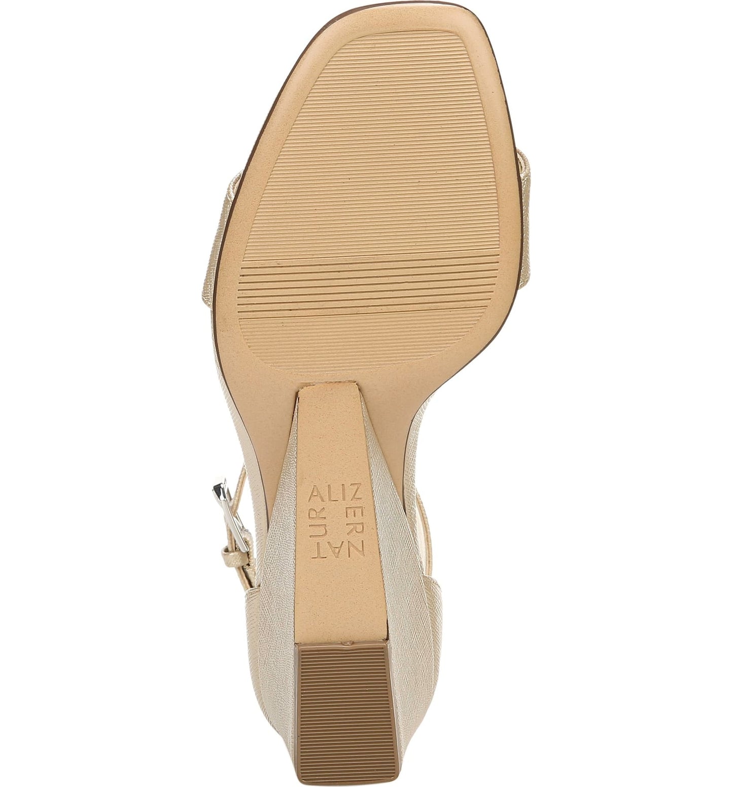 Zenia Light Gold Naturalizer Wedge Sandal