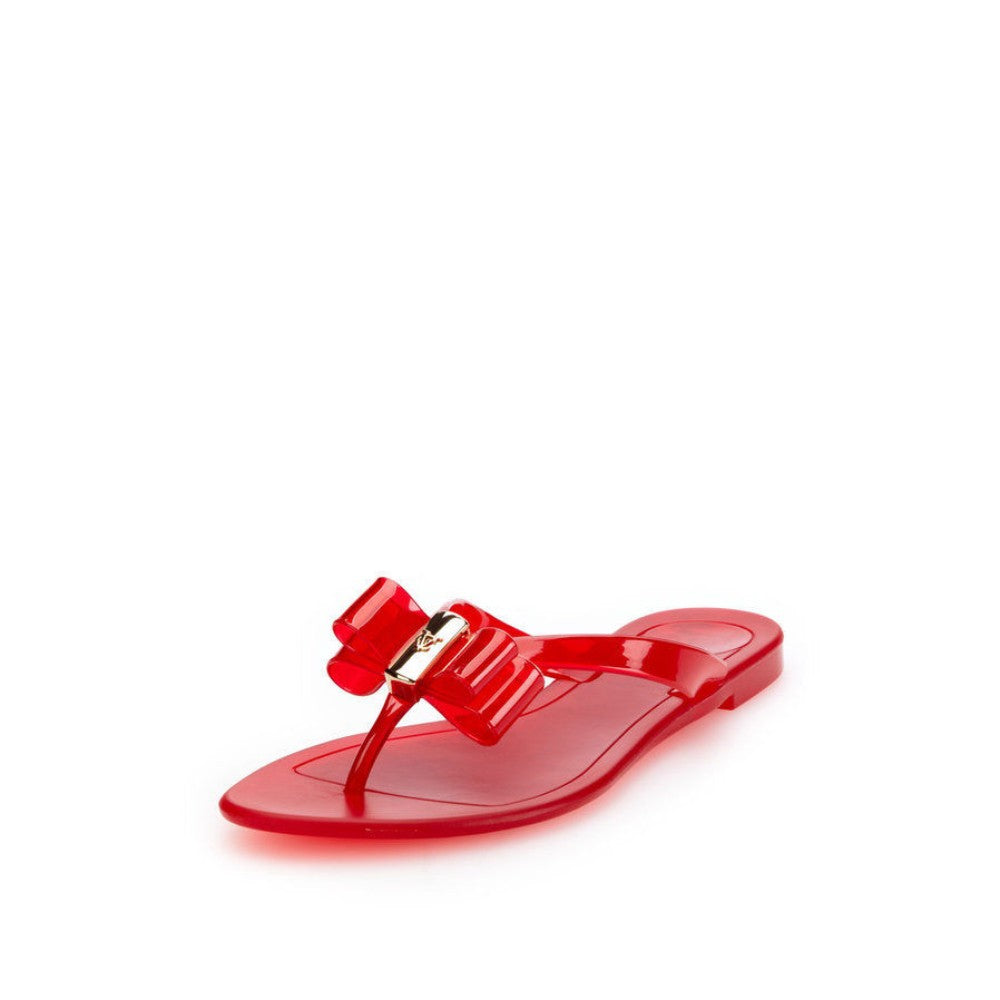 Baraka Red jelly VC Signature Jelly Flip-Flop