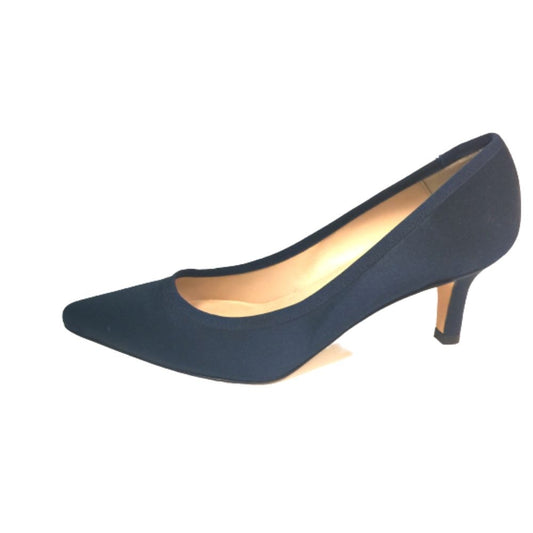 Face Navy Silk Satin Jon Josef Pump