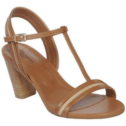 Mariana by Golc Women's Caline Cognac Leather Sandal