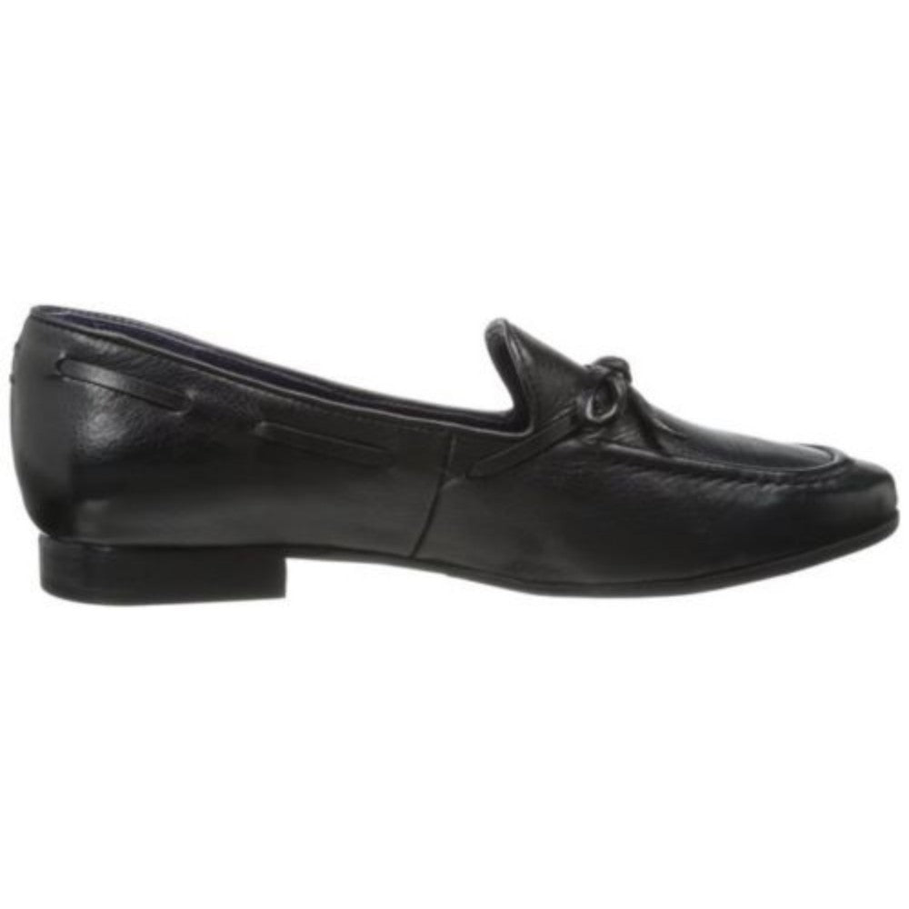 VANELi Women's Rodina Black Leather Slip-on Loafer Flat