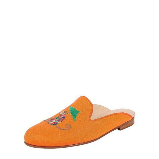 Monkey Orange Jon Josef Slide Linen Flat