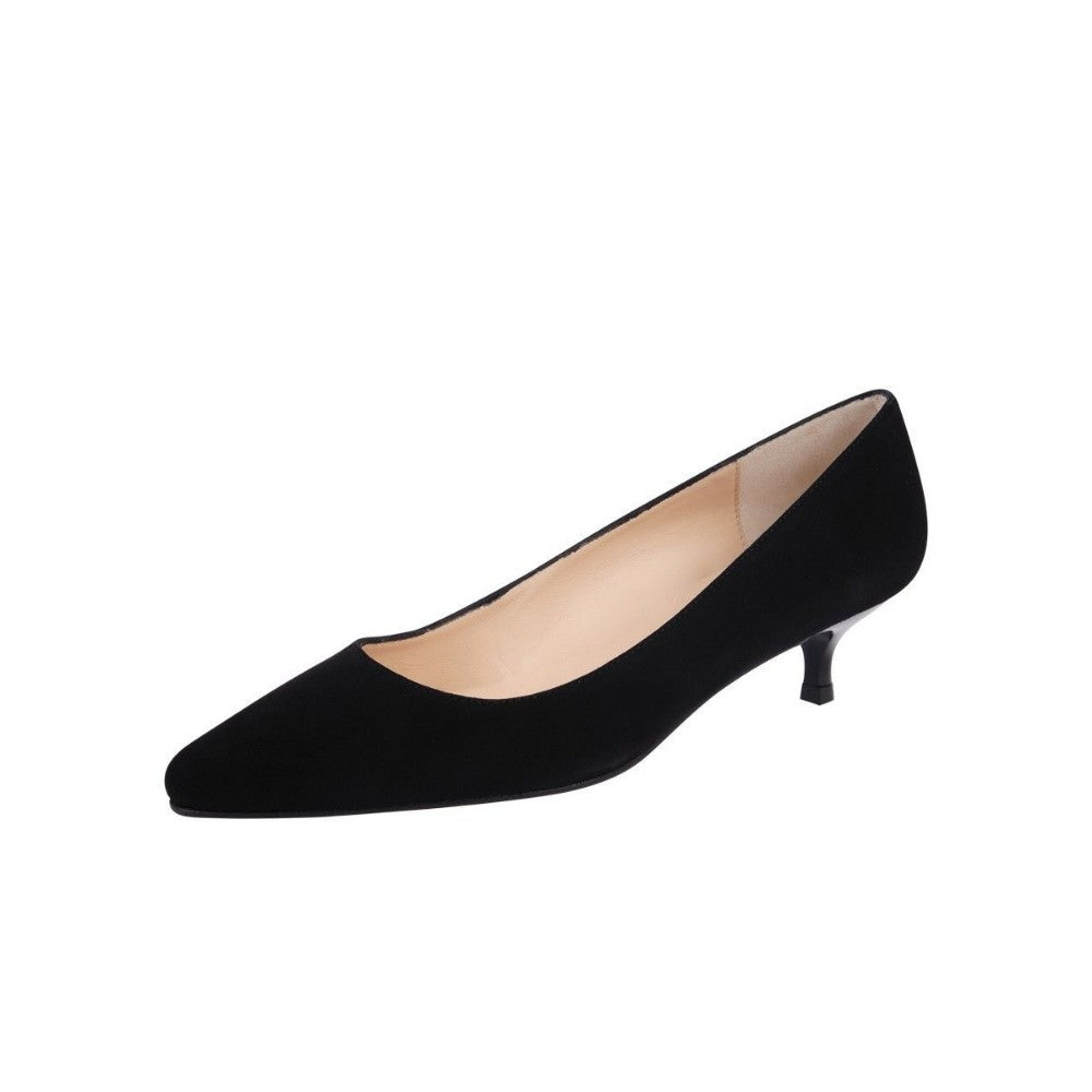 Monica Black Suede Jon Josef Pumps