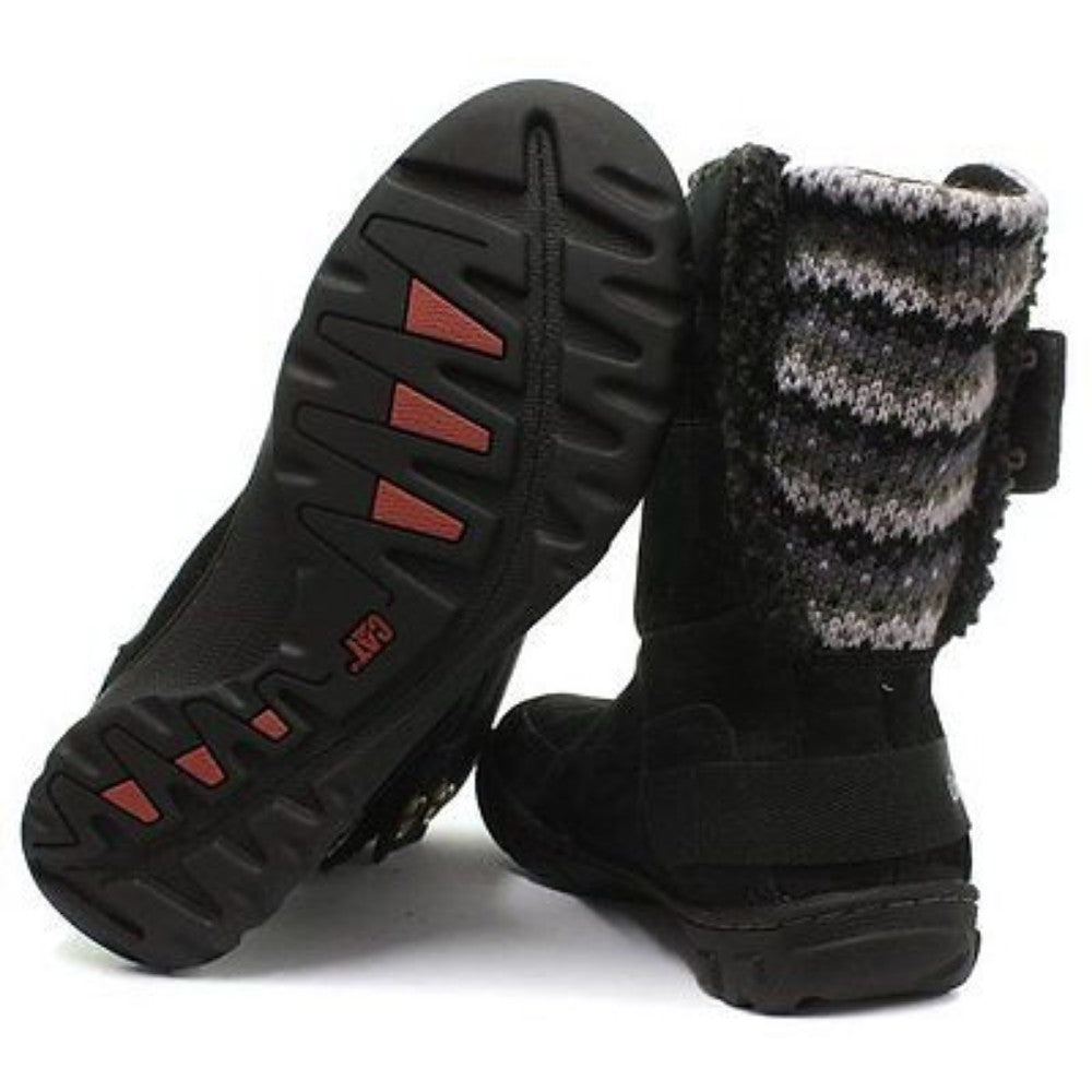 Shayna Black Suede Caterpillar