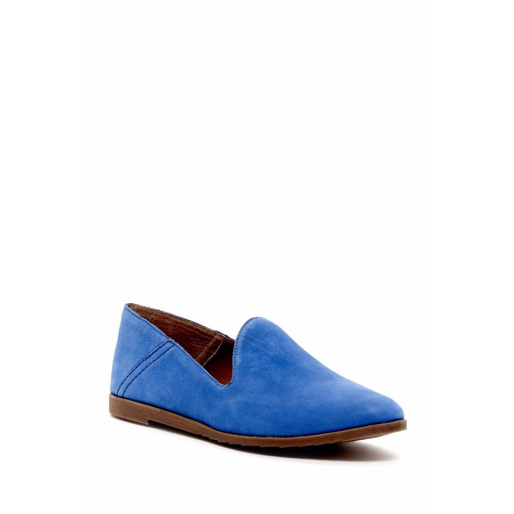 Franco Sarto Women's Freeze Indigo Blue Leather Loafer Flat