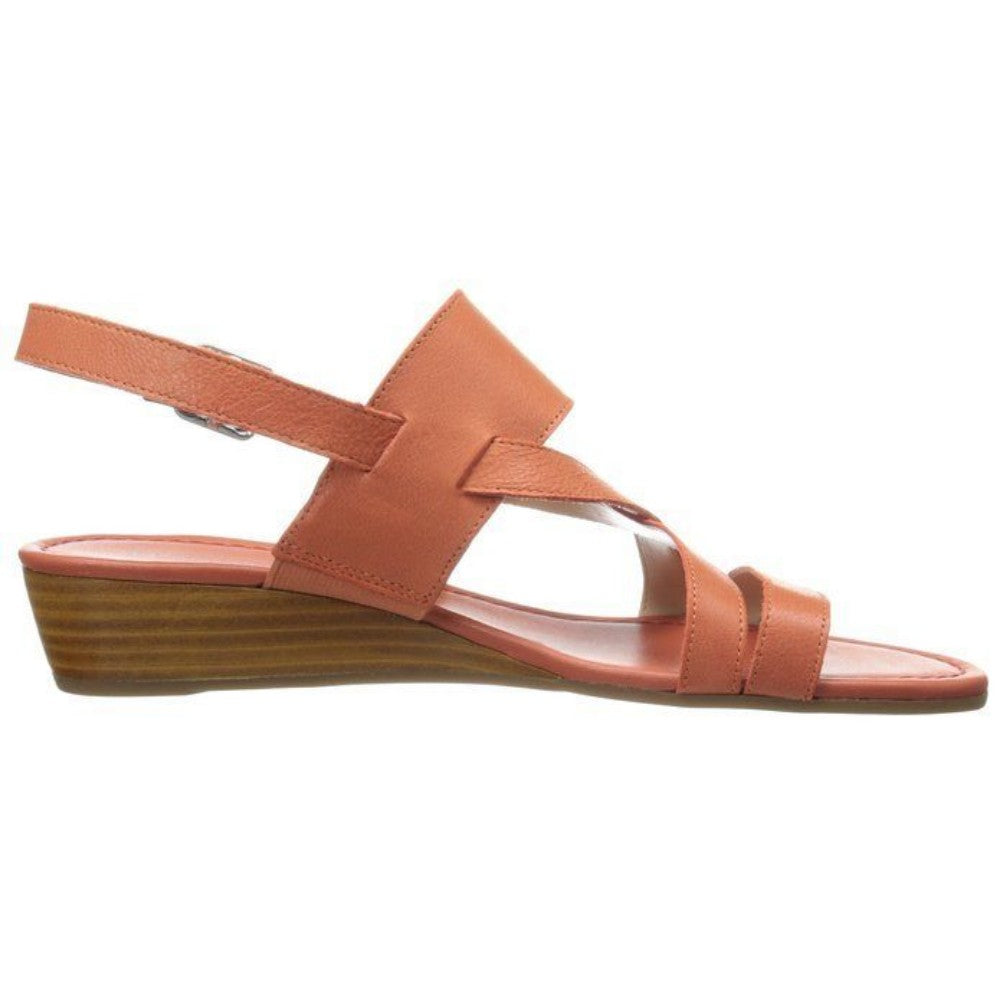 Franco Sarto Women's Caliari Coral Leather Wedge Sandal