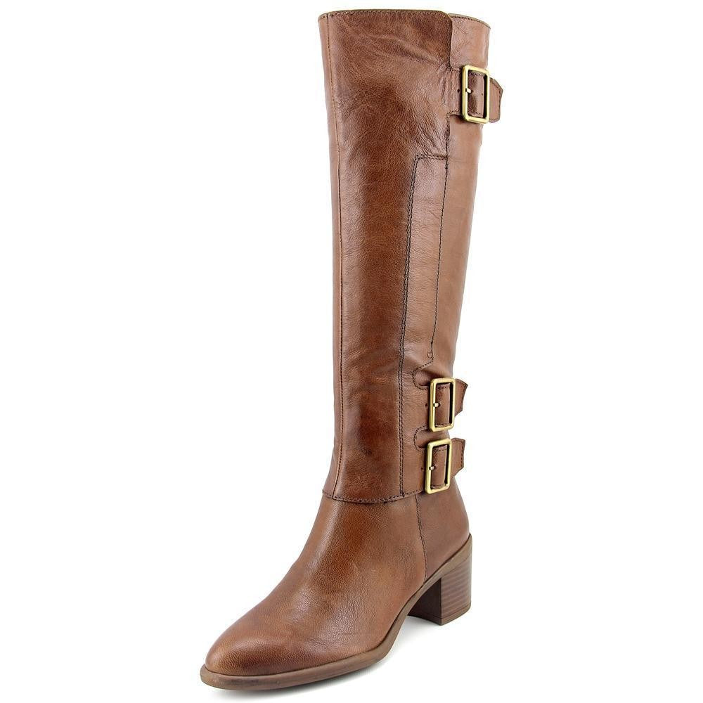 Franco Sarto Women's Elate Whiskey Leather Boots - M - 6.5