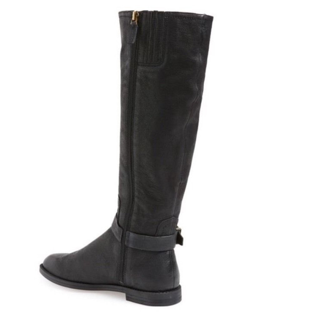 Franco Sarto Women's Vantage Black Leather Boots