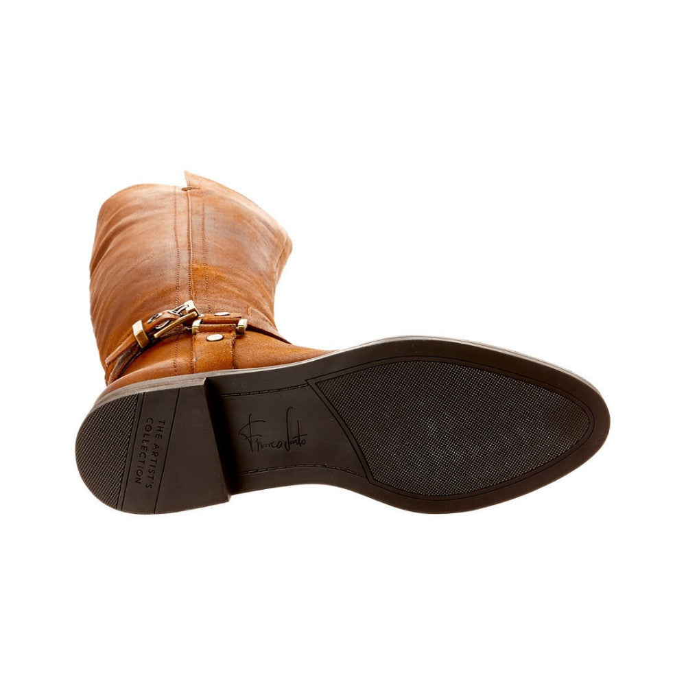 Franco Sarto Women's Vantage Tan Leather Boots