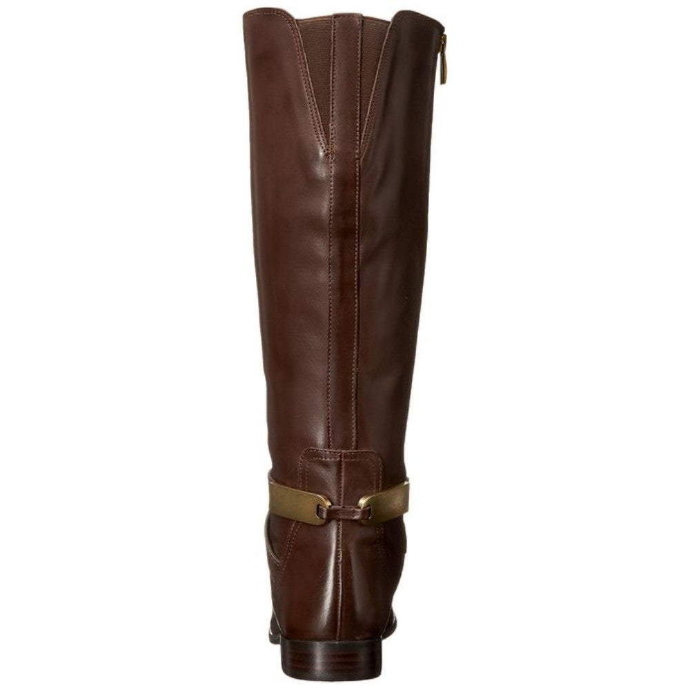Franco Sarto Women's Majesta Brown Leather Boots