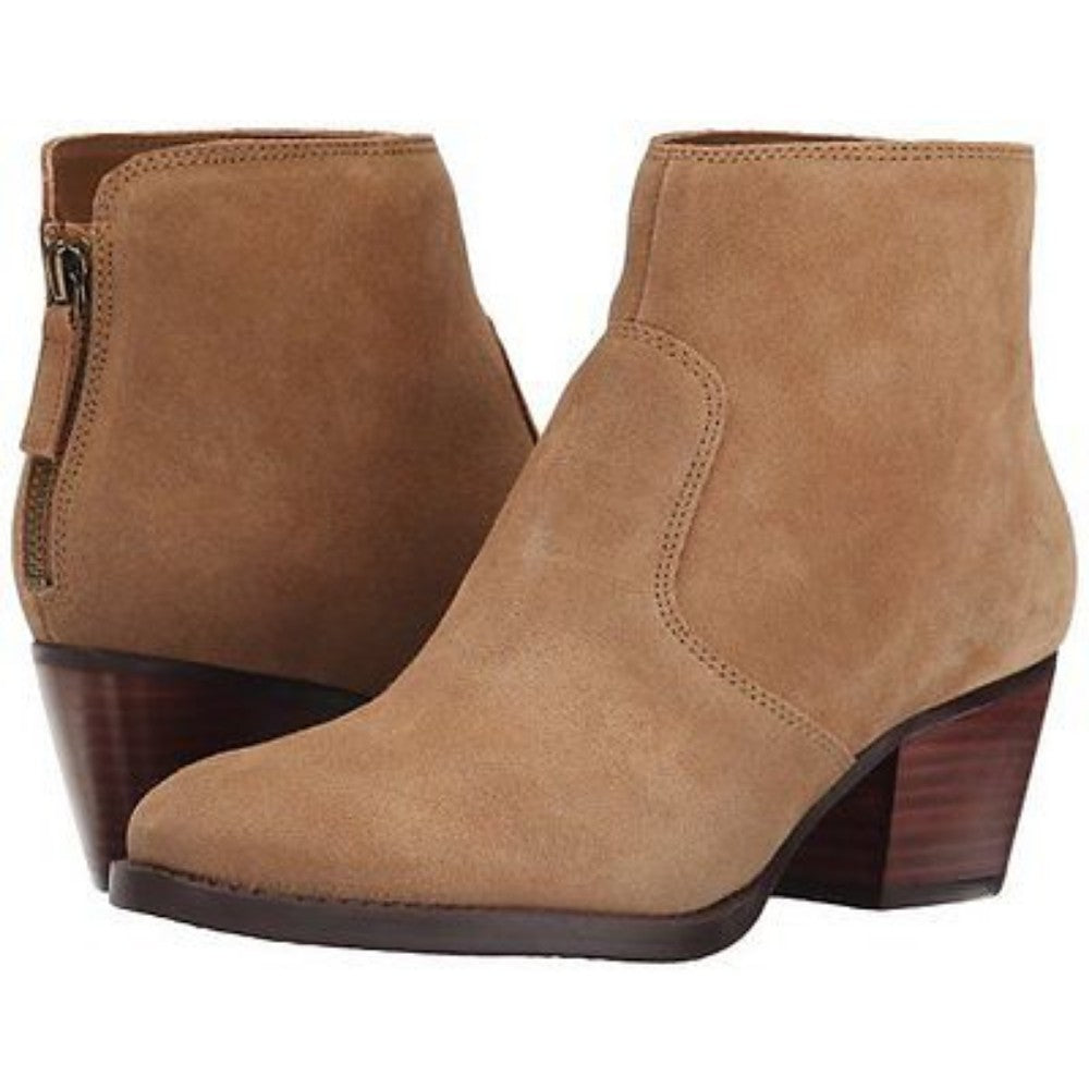 Nine West Women's Bolt Natural Suede Ankle Boot