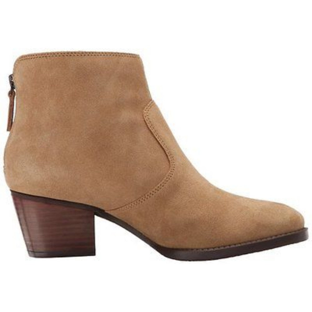 Nine West Women's Bolt Natural Suede Ankle Boot