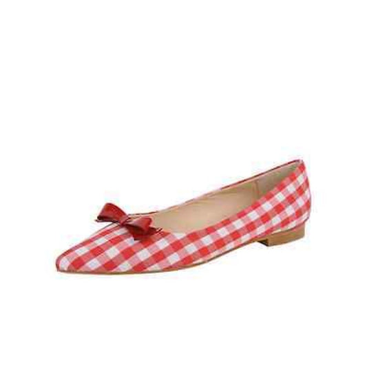 Monaco Red White Jon Josef Fabric Flat