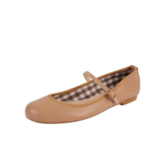 Urban Beige Jon Josef Leather Flat