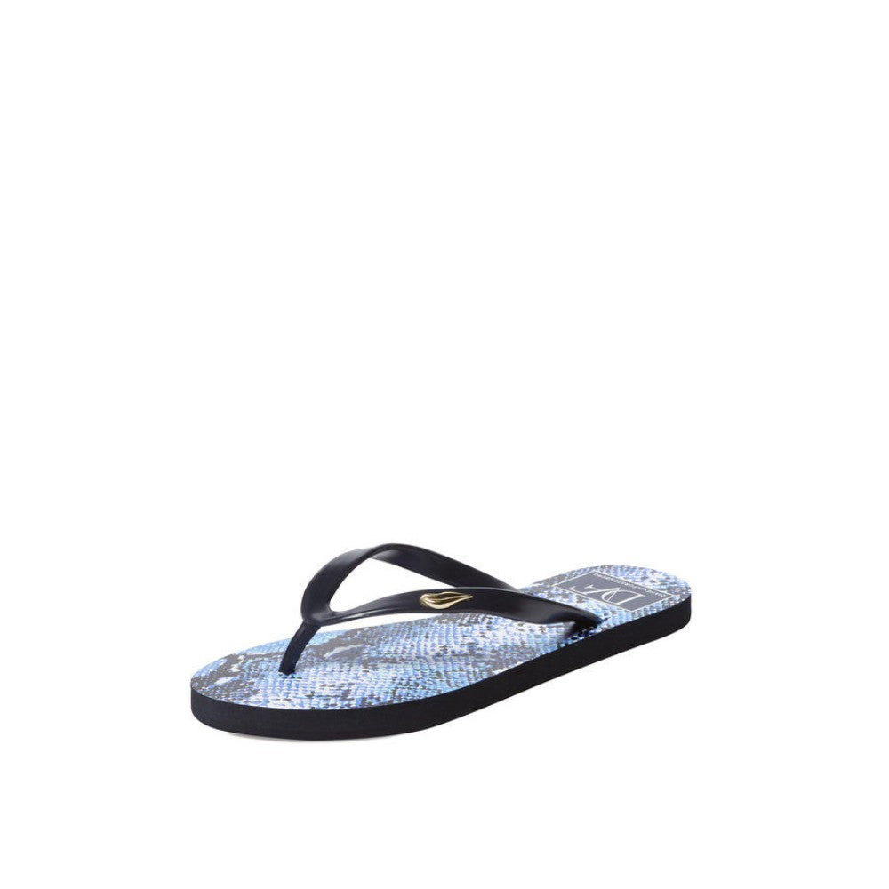 Diane Von Furstenberg Women's Gina Navy Flip Flop Sandal