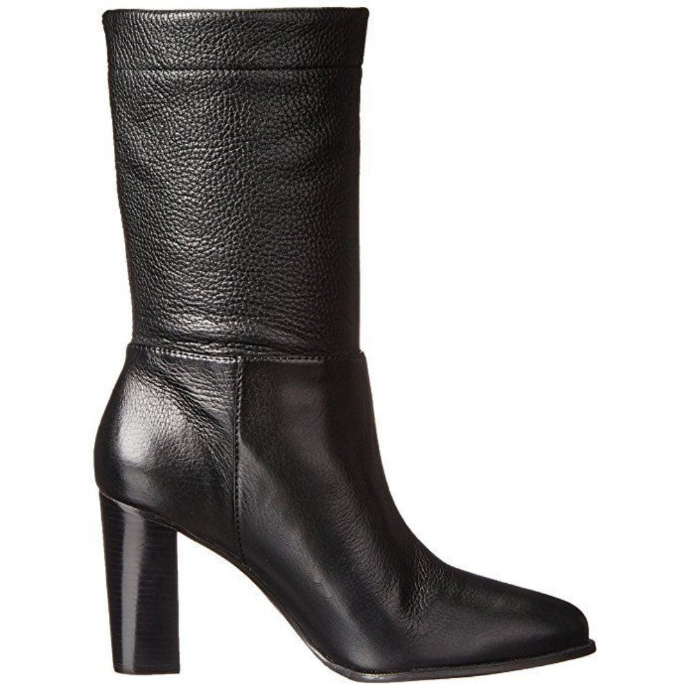 Vince Camuto Signature Womens Orton Black Leather Ankle Boot
