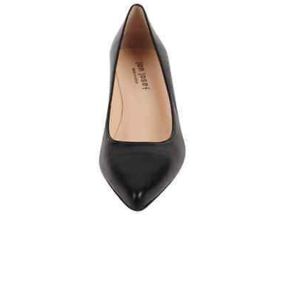 Chandra Black Leather Jon Josef Pumps