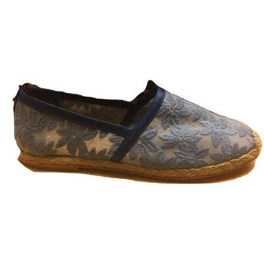 Rest Blue FS/NY Womens Espadrille Flat