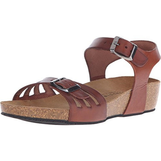 Tampa Brown Eric Michael Wedge Sandal