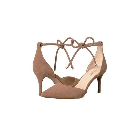Mahmud Natural Suede Nine West Pump