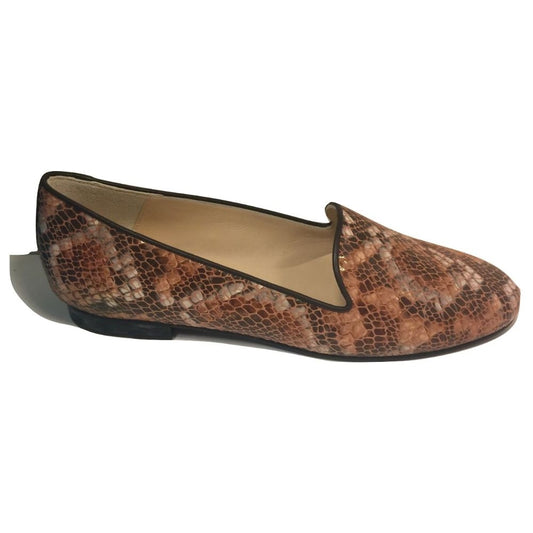 Gatsby Pierre Snake Brown Jon Josef Loafer Flat