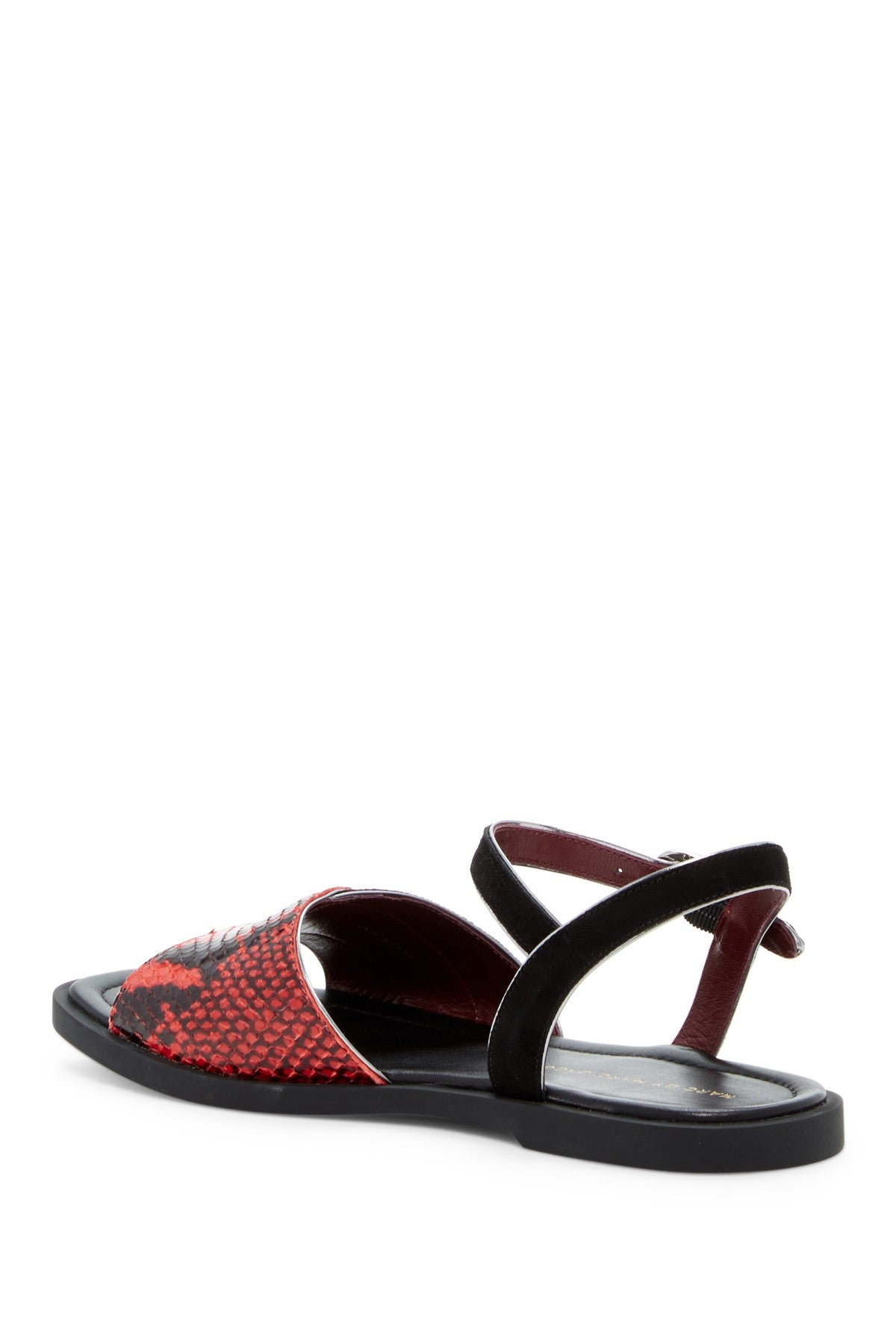 Marc by Marc Jacobs Womens M9000661 Jodie Red Black Marc Jacobs Sandal