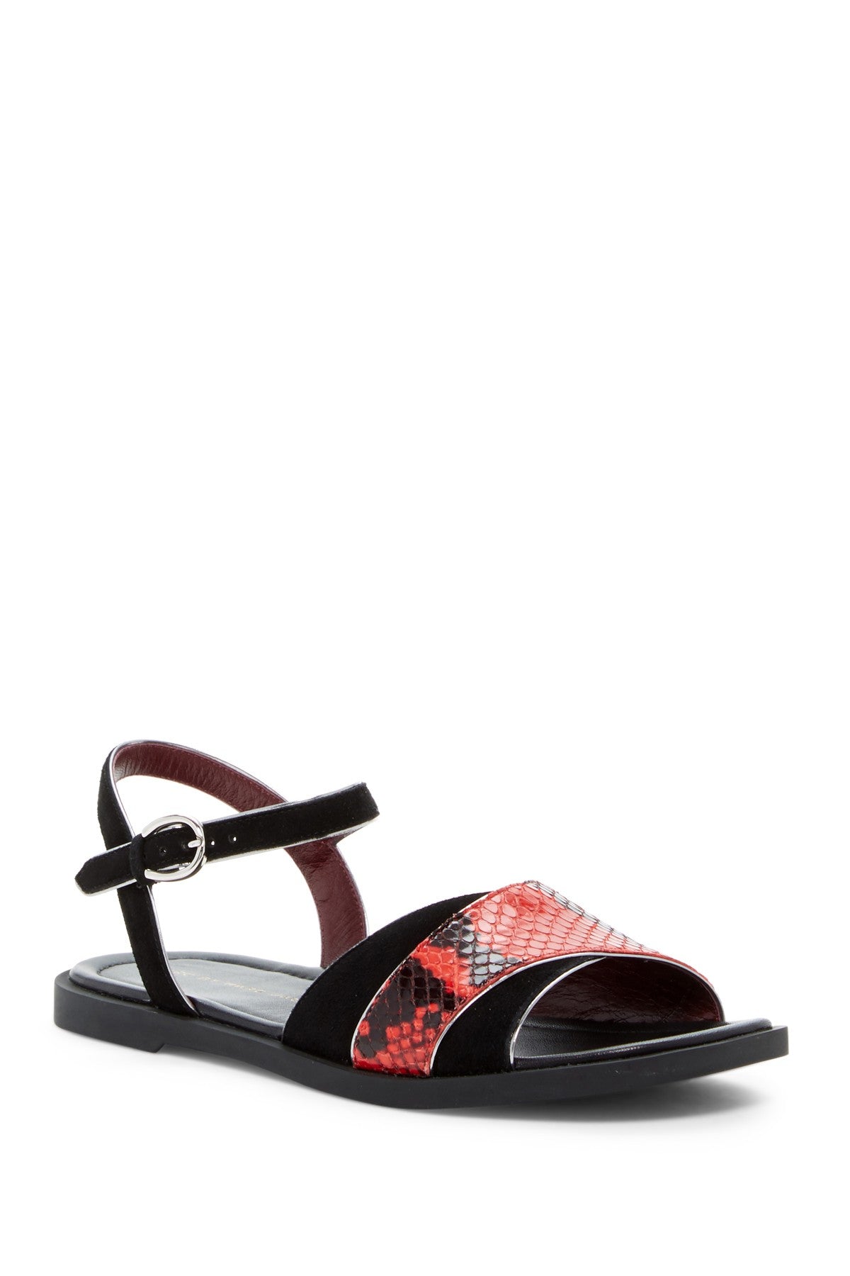 Marc by Marc Jacobs Womens M9000661 Jodie Red Black Marc Jacobs Sandal