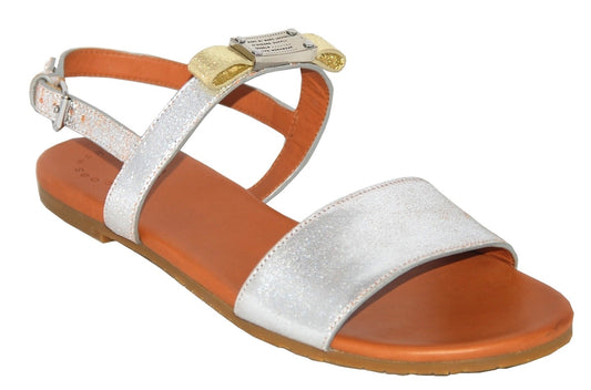 Marc Jacobs Womens 645039 Silver Marc Jacobs Sandal