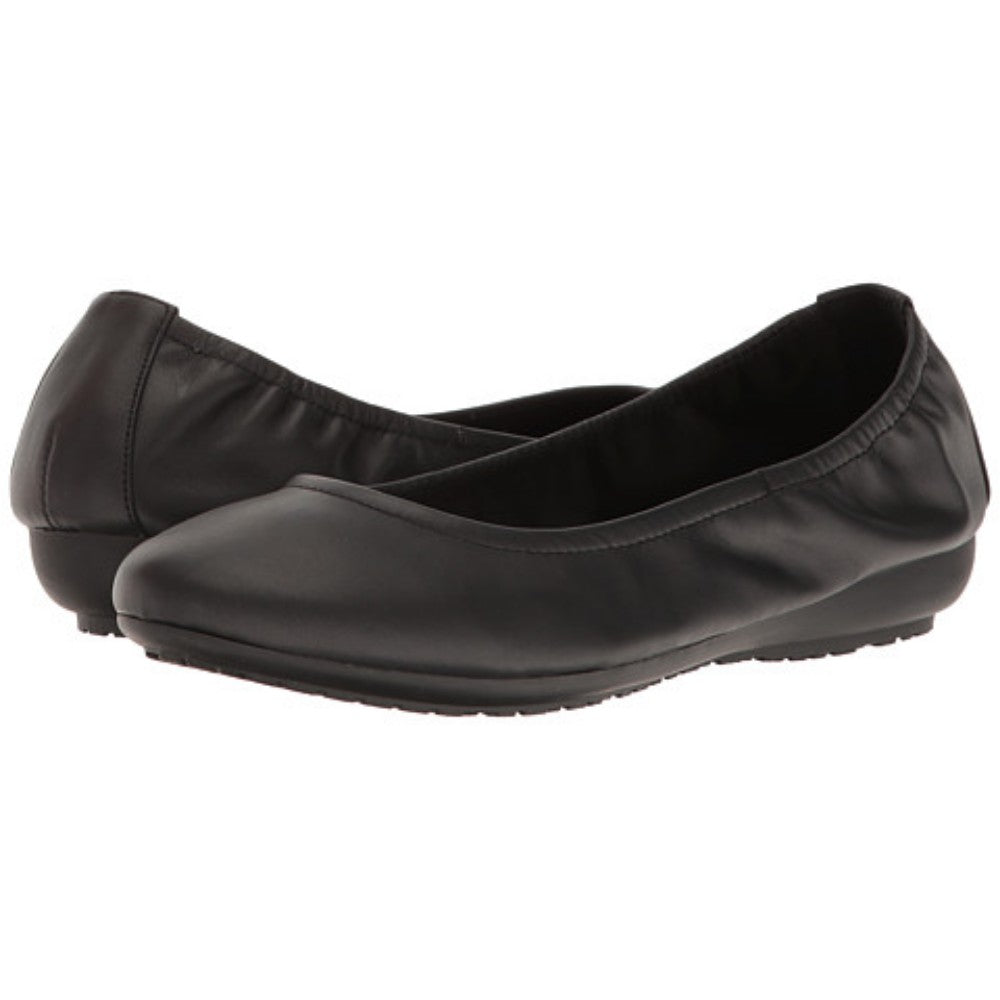 Janell Black Me Too Leather Ballerina Flats