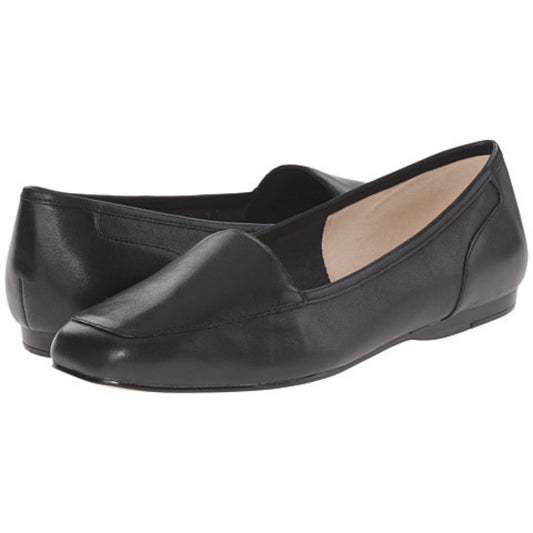 Bandolino Liberty Black Leather Loafer Flat