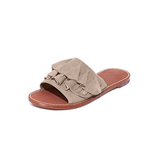 Ann Taupe Derek Lam Flat Slide Sandal