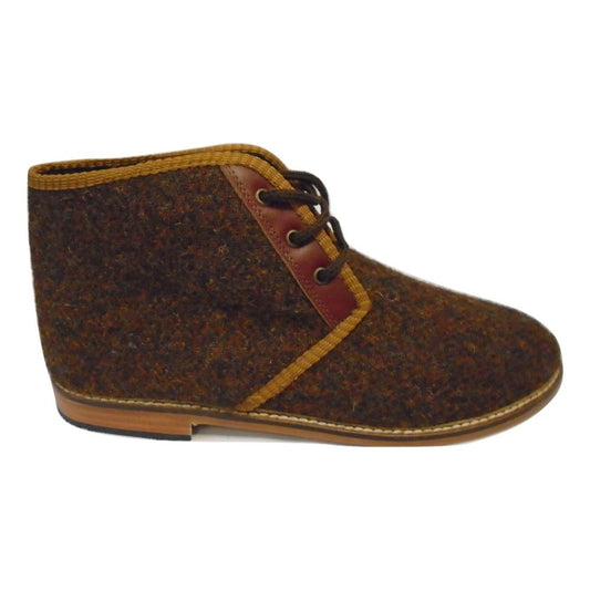 Rust tweed Resipsa Chukka Ankle Boot