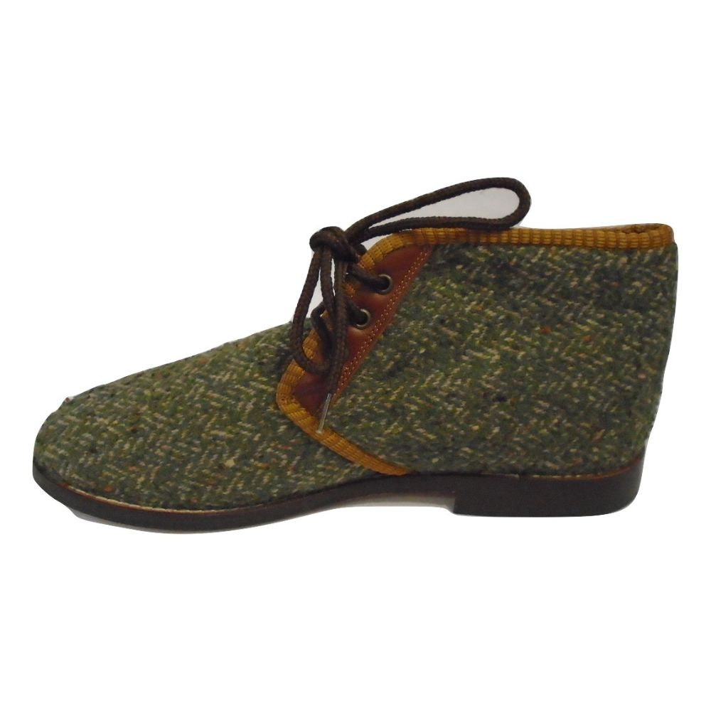 Green tweed Resipsa Chukka Ankle Boot