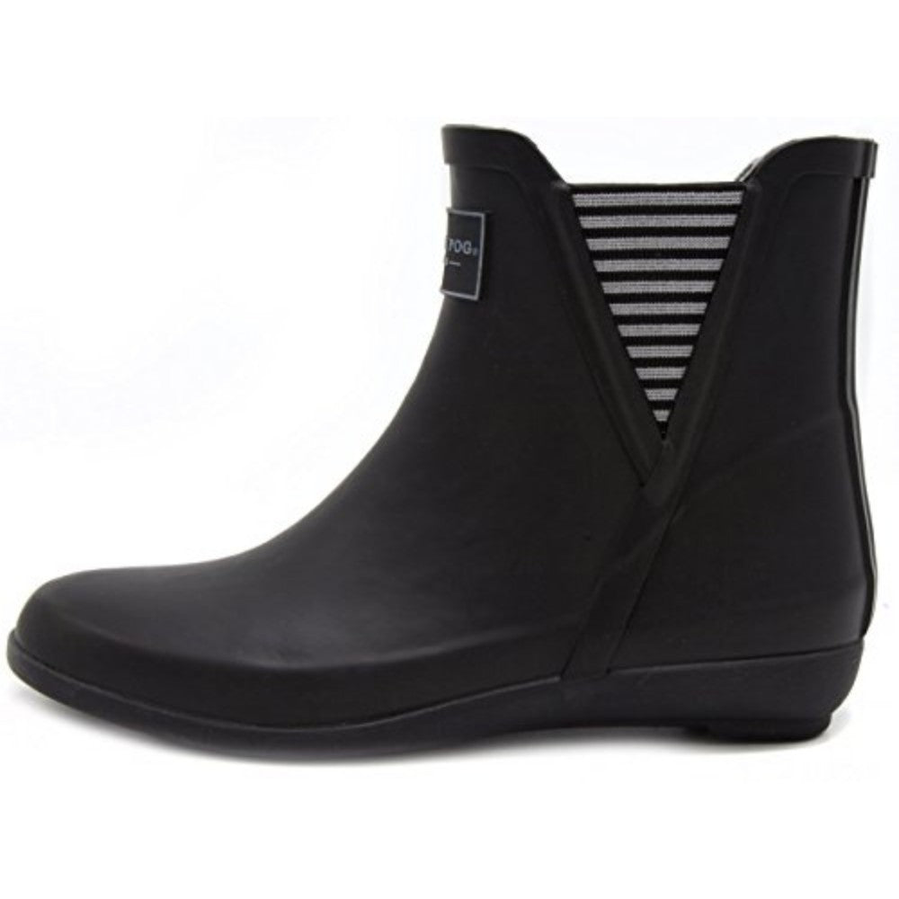 Piccadilly Black London Fog Wellies Rain Ankle Boot