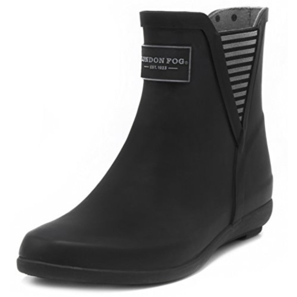 Piccadilly Black London Fog Wellies Rain Ankle Boot