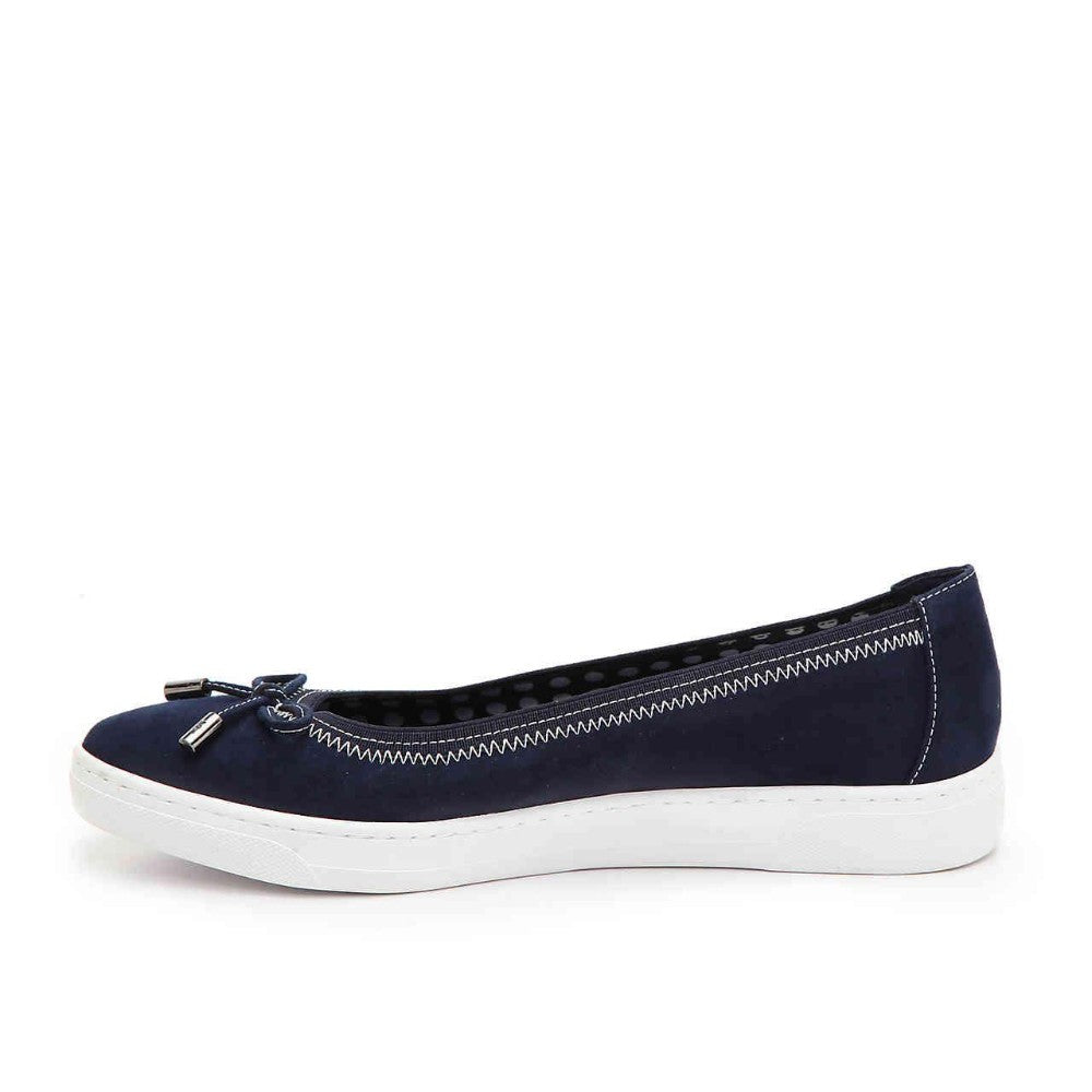 Odella Navy Anne Klein Flat