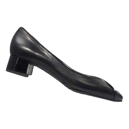 Alma Black Leather Jon Josef Pumps