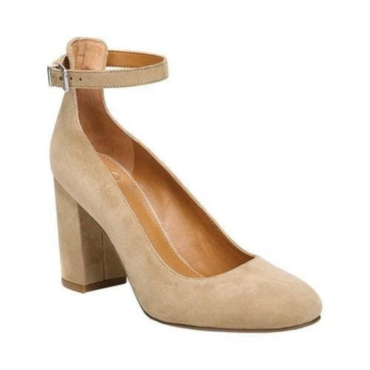 Abbington Dark Sand Suede Franco Sarto Pump